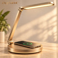 zxqevanur™ Champagne Gold Charging Desk Lamp main product image