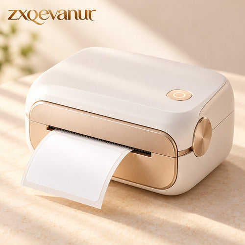 zxqevanur™ Champagne Gold Portable Label Printer main product image